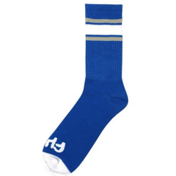 CHAUSSETTES CULT STRIPES BLEU / GRIS / BLANC